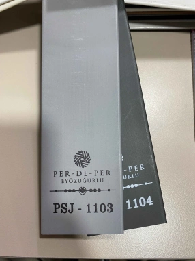 50 MM Açık Gri Ahşap Jaluzi Perde