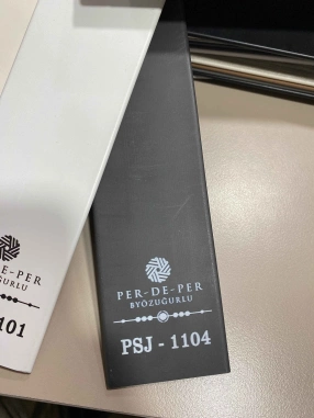 50 MM Antrasit Ahşap Jaluzi Perde