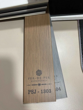 50 MM Antrasit Kahverengi Ahşap Jaluzi Perde