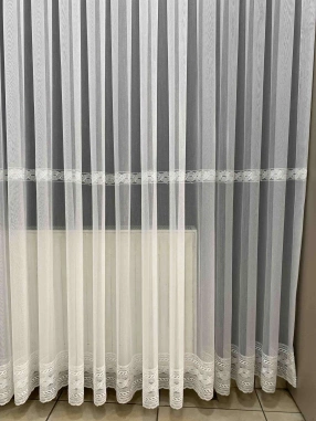 Adl İki Sıralı Tül Perde