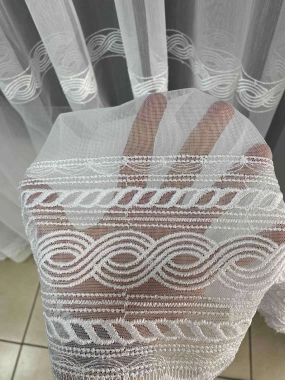 Adl İki Sıralı Tül Perde