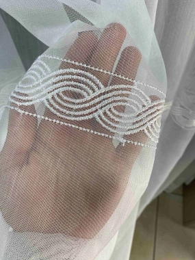 Adl İki Sıralı Tül Perde