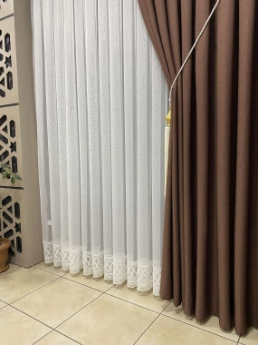 Adl Keten Etek Tül Perde