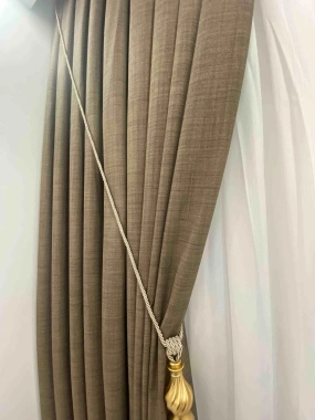 Arfa Krep Keten Fon Perde