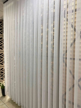 Arv 540 Mat Çizgli Düz Tül Perde