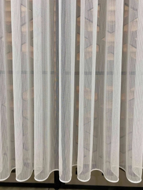 Arv 540 Mat Çizgli Düz Tül Perde
