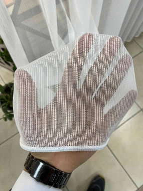 Arv 540 Mat Çizgli Düz Tül Perde