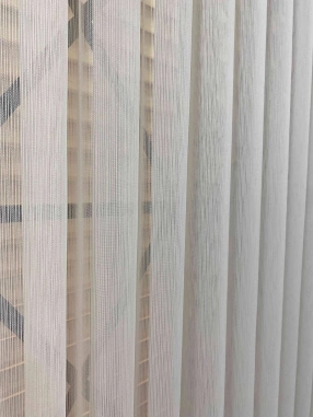 Arv 540 Mat Çizgli Düz Tül Perde