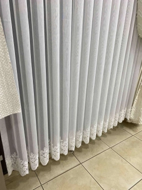 Bambu Ağaç etek Tül Perde