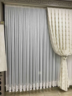 Bambu Ağaç etek Tül Perde