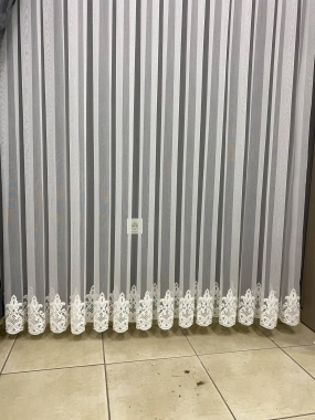 Brç Keten Kort Etek Tül Perde