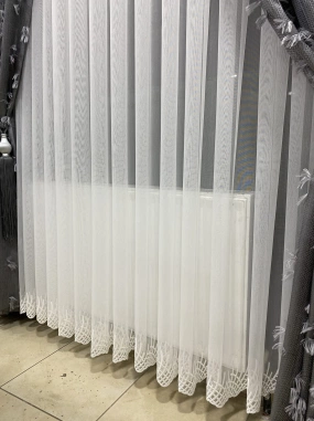 Brç Lazer Keten Etek Tül Perde