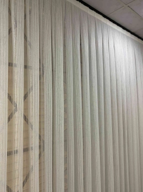 Burç 240406 Düz Çizgili Tül Perde