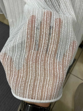 Burç 240406 Düz Çizgili Tül Perde