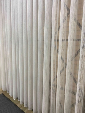 Burç 240406 Düz Çizgili Tül Perde