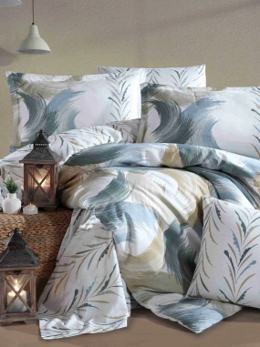 Clasy Ranforce Pamuklu Çift Kişilik Nevresim Takımı Estiva