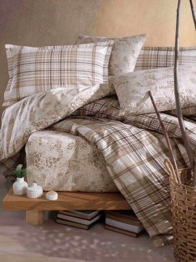 Clasy Ranforce Pamuklu Çift Kişilik Nevresim Takımı Ravel