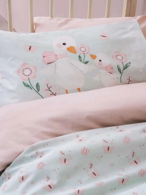 Cotton Box Bebek Nevresim takımı Mamiduck Pembe