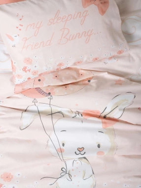 Cotton Box Bebek Nevresim takımı Rapeti Somon