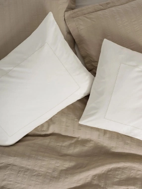 Cotton Box Çift Kişilik Yatak Örtülü Pike Takımı Natura Vilo Bej