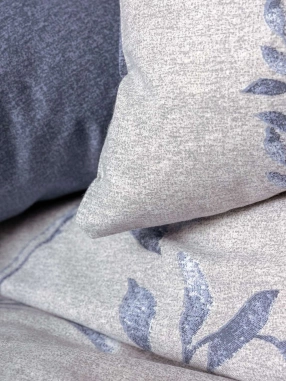 Cotton Box Modeline Çift Kişilik Nevresim Takımı Nitsa Lacivert