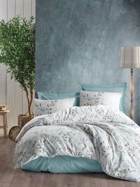 Cotton Box Modeline Tek Kişilik Nevresim Takımı Lendel Mint