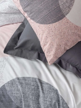 Cotton Box Modeline Tek Kişilik Nevresim Takımı Leron Gri