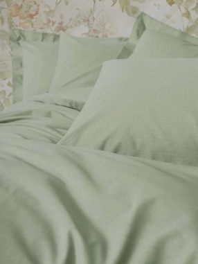 Cotton Box Plain Tek Kişilik Nevresim Takımı Adaçayı