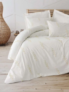 Cotton Box Twırly Çift Kişilik Nevresim Takımı Feya Bej