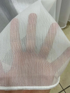 Defne Simli Bambu Tül Perde