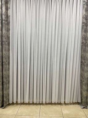 Defne Simli Bambu Tül Perde