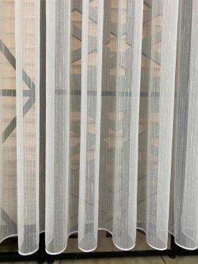 Dz 976 Çizgili Düz Tül Perde 