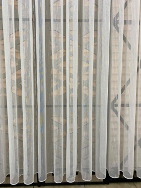 Dz 976 Çizgili Düz Tül Perde 