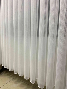 Garden T2281 Çİzgili Ağır Tül Perde