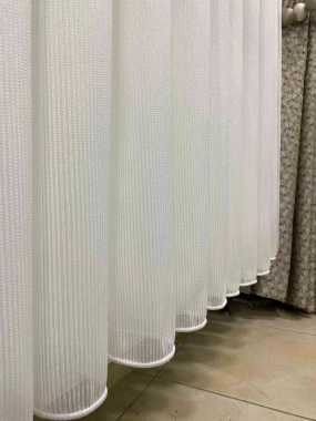 Garden T2281 Çİzgili Ağır Tül Perde