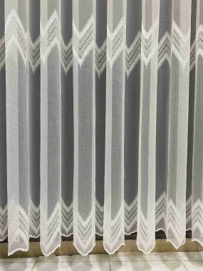 Mhn Sıralı Desenli Tül Perde