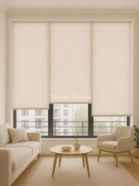 Parrot Krem Plicell Perde 03