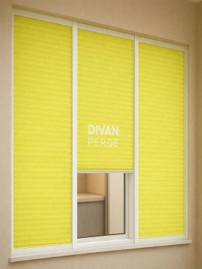 Parrot Sarı Plicell Perde 17