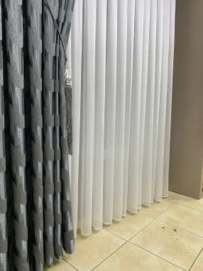 Salda Çil Beyaz Tül Perde