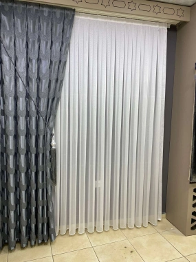 Salda Çil Beyaz Tül Perde