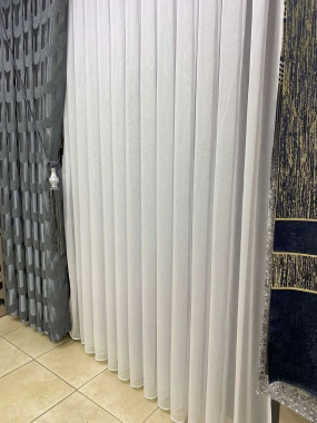 Salda Çil Beyaz Tül Perde