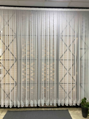 Sedef Çetin Keten Etek Tül Perde