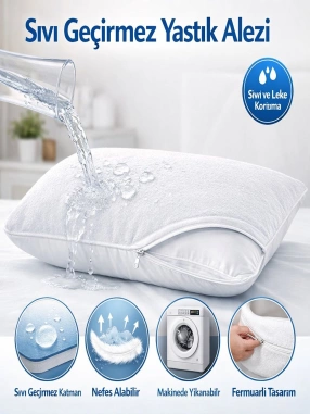 Sıvı Geçirmez Yastık Alezi
