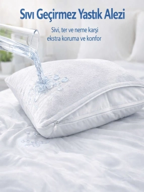 Sıvı Geçirmez Yastık Alezi
