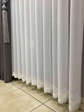 Su Yolu Etek Tül Perde