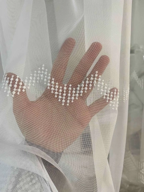 Taç 10343 Sıralı Desenli Tül Perde