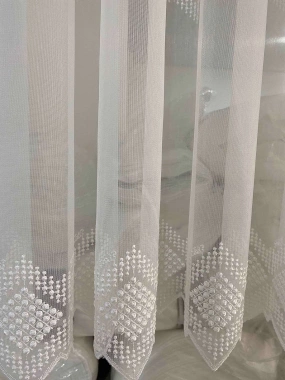 Taç 10343 Sıralı Desenli Tül Perde