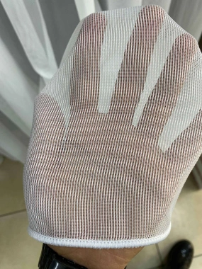 Taç 81513 İnci Zarif Çizgli Tül Perde