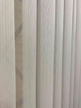Taç Döner Nire 83305 Düz çizgili Tül Perde