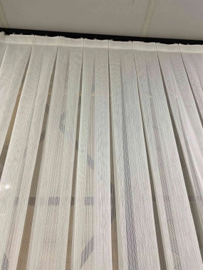 Taç Döner Nire 83305 Düz çizgili Tül Perde